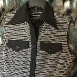 $35⬇️2pc suit Black and White